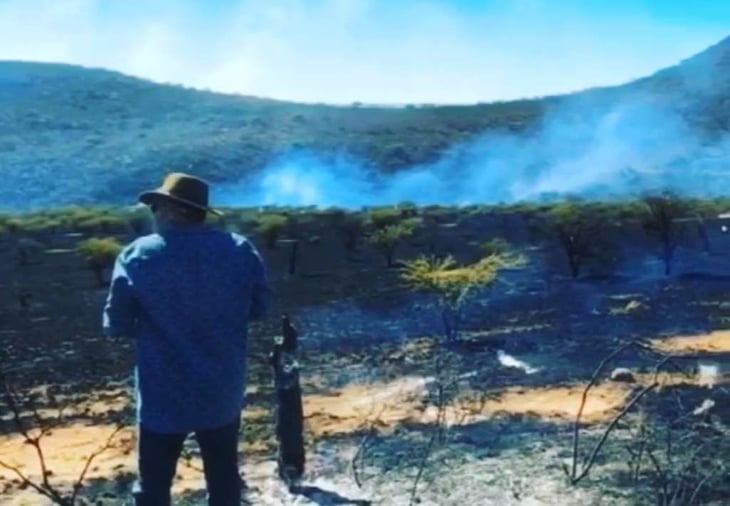 Pepe Aguilar pierde propiedad de su padre por incendio