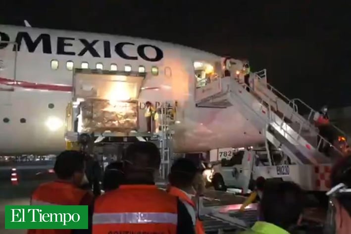 Llega desde China noveno vuelo con insumos médicos a México