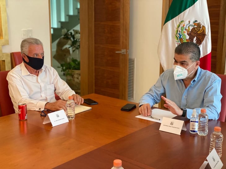 Acuerdan Riquelme Solís y Alcalde  de Torreón acciones contra el covid
