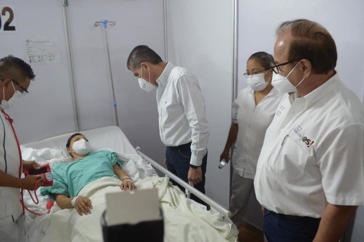 Ingresa primer paciente a Hospital Móvil de Monclova