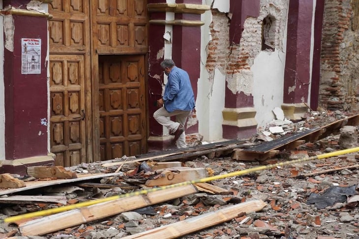 Suman más de 10 mil viviendas con daños por sismo en Oaxaca