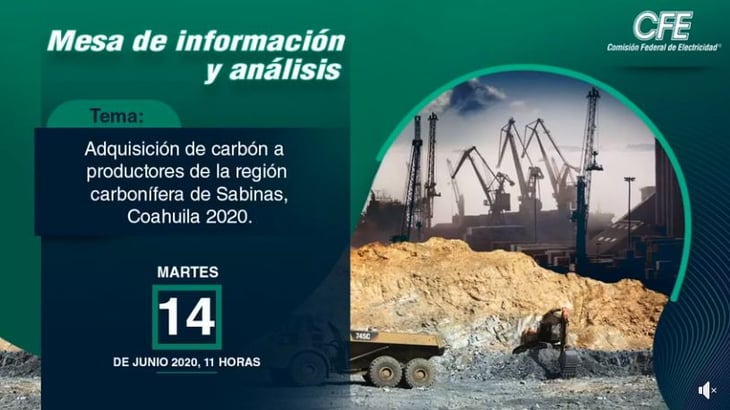 CFE reactiva compra de carbón a productores de Coahuila por 2 millones de toneladas