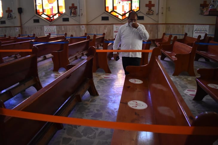 Esperan iglesias autorización del Obispo para reapertura 