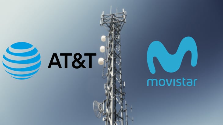 Más de 3 millones de usuarios de Movistar usan infraestructura de AT&T