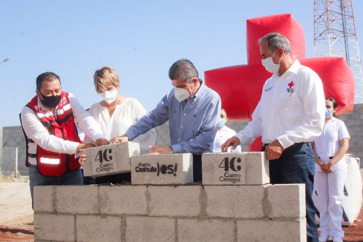 Arrancan construcción de Cruz Roja en Cuatro Ciénegas