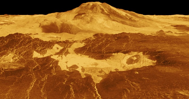 Científicos descubren volcanes activos en Venus