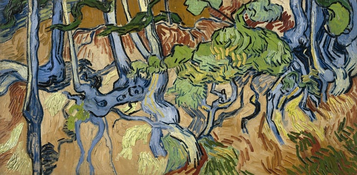 Descubrimiento sobre pintura de Van Gogh 'Raíces de árbol'