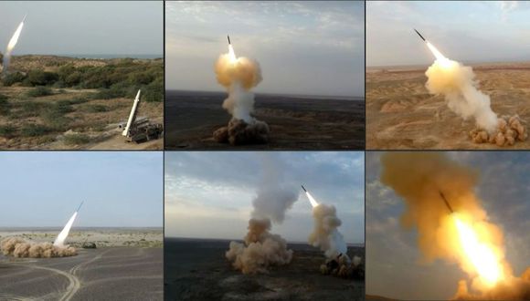 Irán lanza misiles balísticos subterraneos en su maniobra llamada 'Gran Profeta 14'