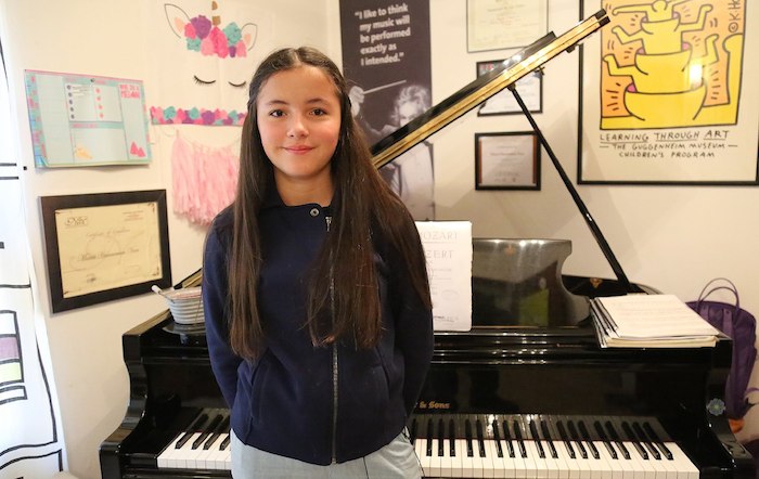 Joven pianista María Hanneman espera ir a Salzburgo a tocar