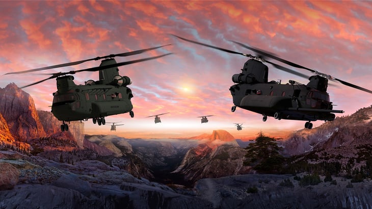Boeing anuncia pedido del Pentágono de nueve helicópteros por 265 mdd