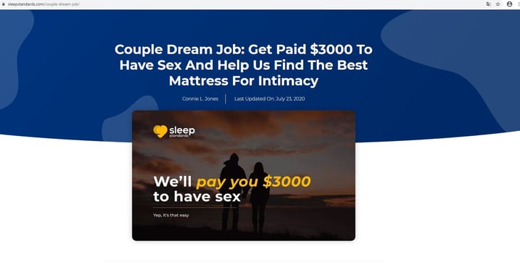 ¿Te gustaría ganar 66 mil pesos por tener relaciones con tu pareja? 