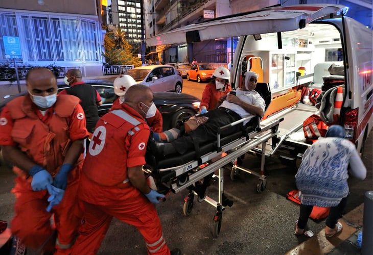 Lamenta AMLO explosión en Beirut; expresa condolencias