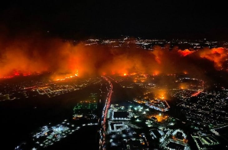 Autoridades confirman que incendio cerca de Los Ángeles tuvo origen humano