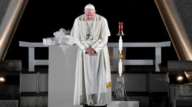 El papa afirma que para conseguir la paz hay que destruir armas nucleares