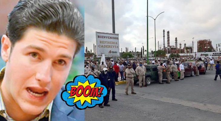 El senador de Movimiento Ciudadano, intentó clausurar de manera 'simbólica' la refinería en Cadereyta