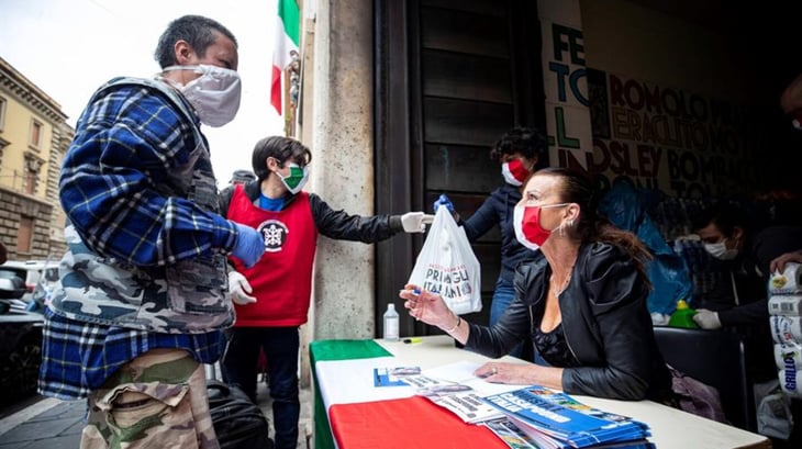 Contagios repuntan en Italia con más de 500 en un día