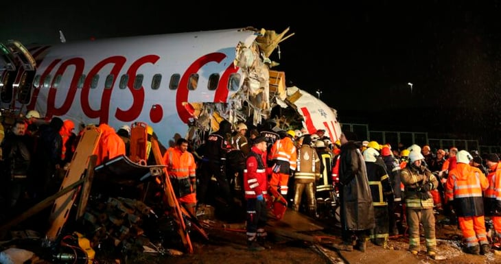 Avionazo en India deja al menos 14 muertos y 90 heridos