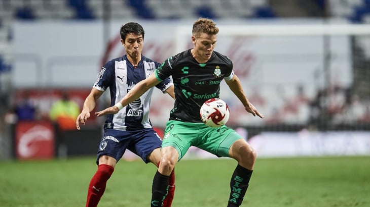 Monterrey saca un empate de último momento ante el Santos