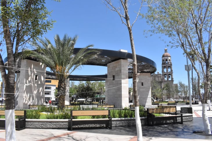 Entregarán plaza principal remodelada para el 331 aniversario de Monclova 