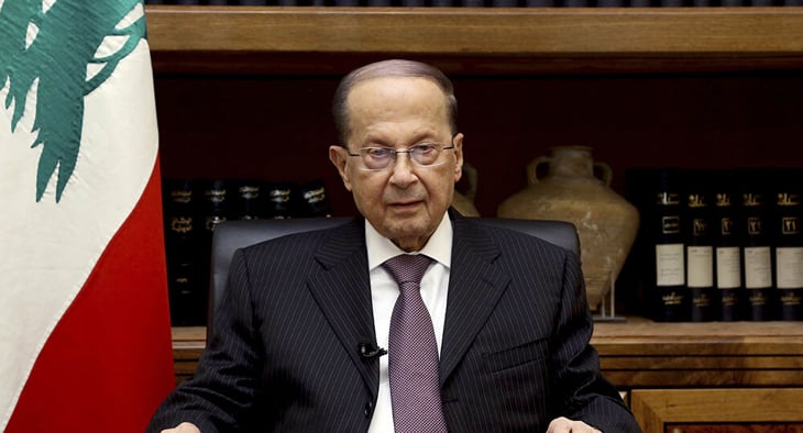 Presidente libanés dice a Felipe VI que pérdidas llegan a 15,000 mdd
