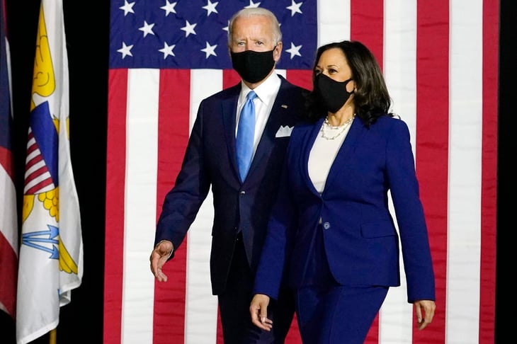 Biden y Kamala hacen primera aparición como fórmula presidencial demócrata