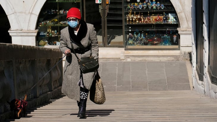 Italia registra 403 nuevos contagios y 5 fallecidos en un dia