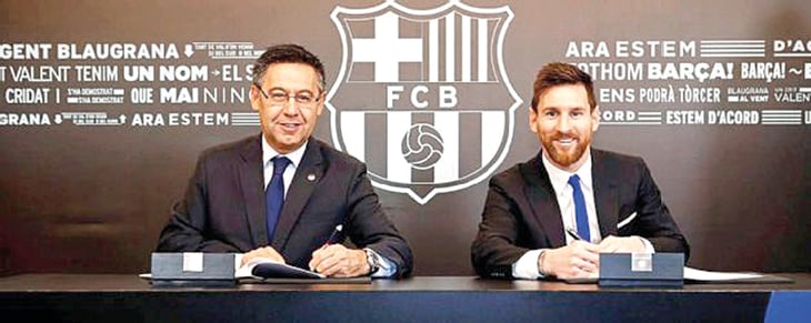 Barcelona asegura que Messi se queda