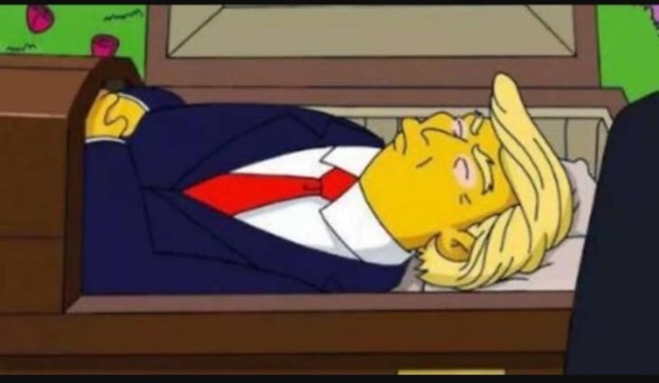 Los Simpson predijeron que iba a morir Donald Trump este '27 de agosto'