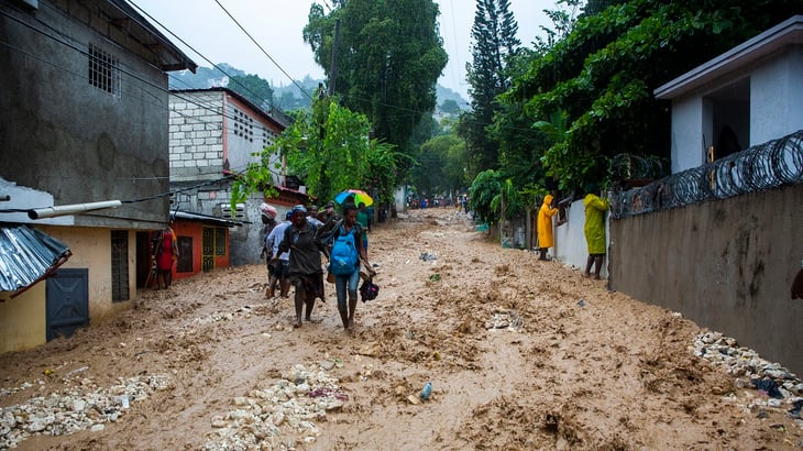 Haití registra 31 muertes y 8 desaparecidos tras el paso de la tormenta Laura
