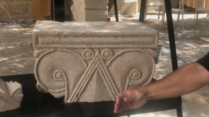 Hallan suntuosos capiteles de monumento milenario de la antigua Jerusalén