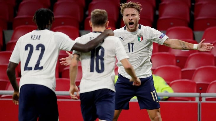 Italia saca triunfo ante los Países Bajos