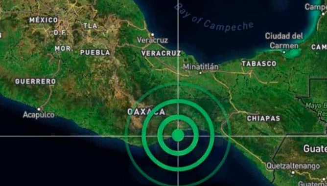 En Oaxaca, se registra sismo de magnitud 4.5 