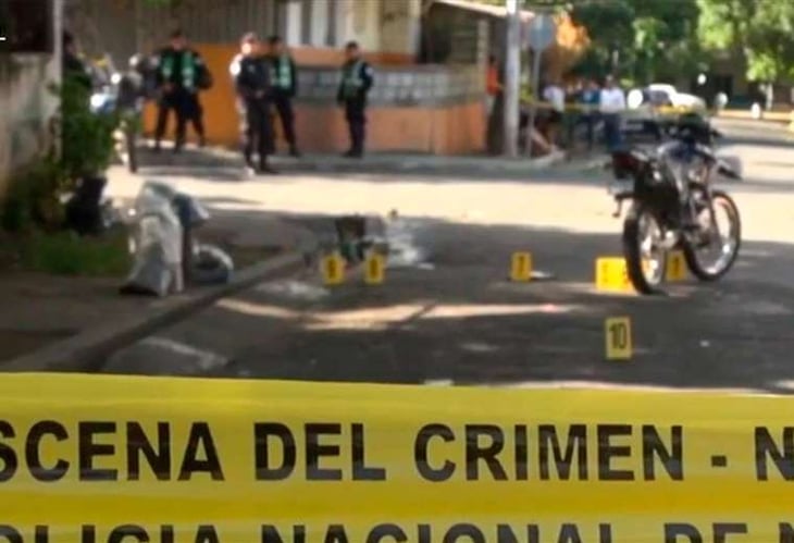 La tasa de homicidios en Nicaragua es de 8 por cada 100 mil habitantes