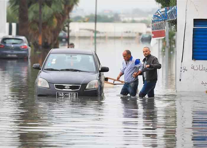 Al menos dos personas muertas por las lluvias torrenciales que azotan Túnez