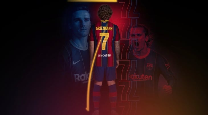 Griezman el nuevo “7” del Barcelona 