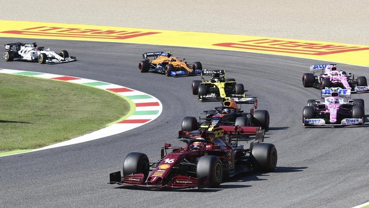 Clasificación final de la Fórmula Uno del Gran Premio de la Toscana