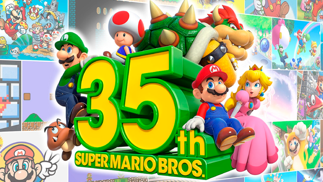 Mario Bros festejó su aniversario numero 35