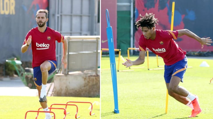 El Barça vuelve al trabajo con Todibo y Pjanic ejercitándose en solitario