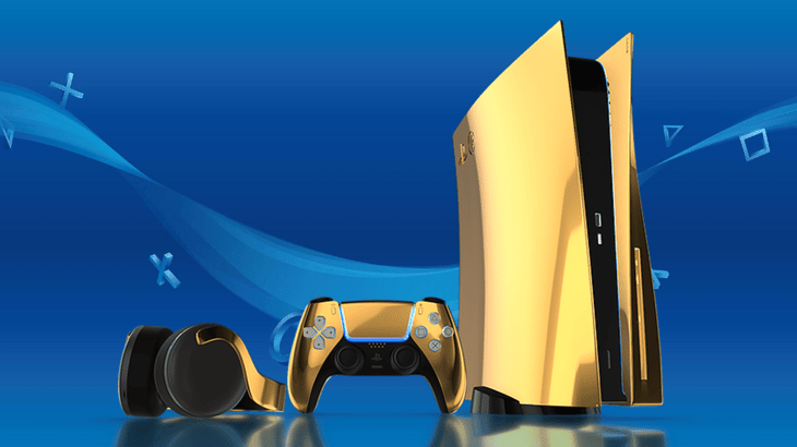PlayStation 5 bañada en oro y otros detalles de la nueva consola