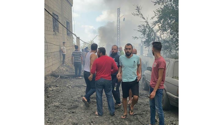 Explosión en el sur del Líbano