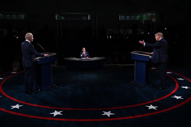 Joe Biden y Donald Trump se enfrentan en primer debate de cara a las elecciones en EU