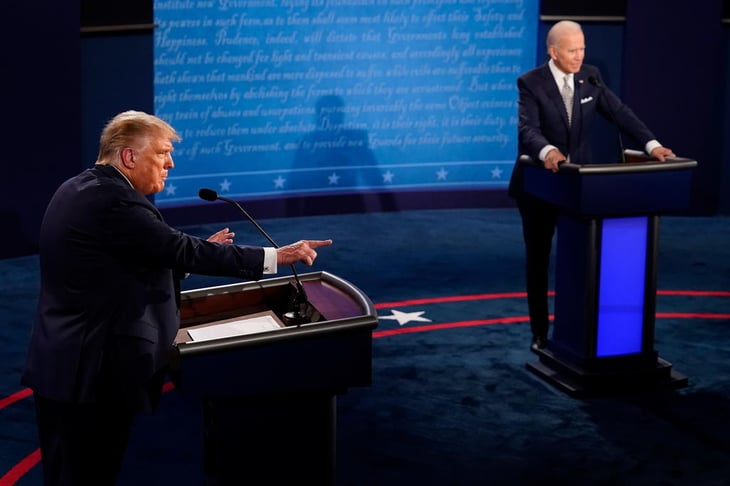 Se cambiará formato de debates entre Trump y Biden para evitar caos