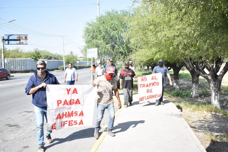 Amagan con manifestación en el GAN; ex obreros de IFESA exigen sus finiquitos