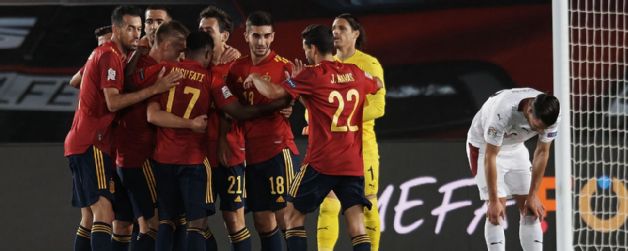 Apretado triunfo de España ante Suiza