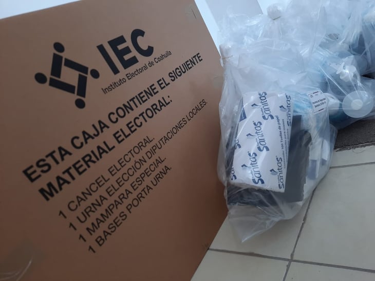 Entregan kit sanitizantes  en paquetes electorales  