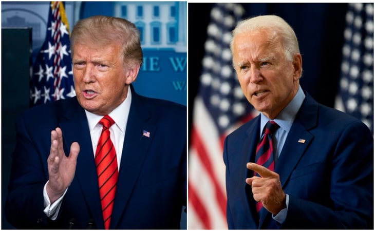Un debate diferente, Trump y Biden compiten en lugares separados