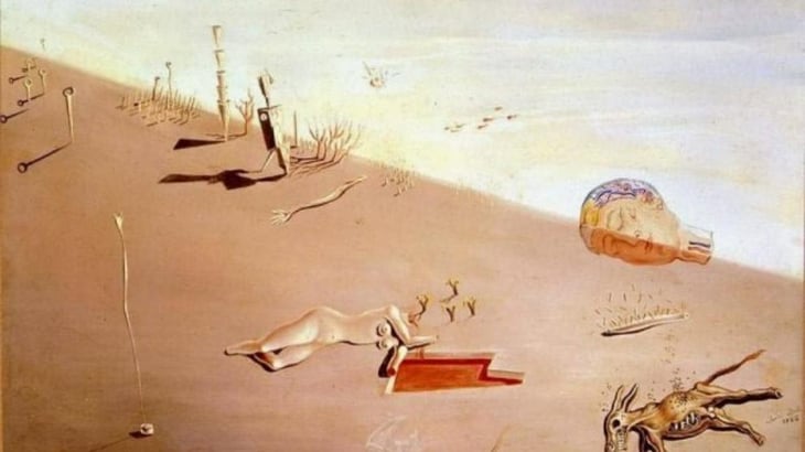 Se vende por 9 millones un conjunto de dos óleos surrealistas de Dalí