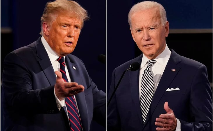 Trump y Biden exhiben abismo de diferencias
