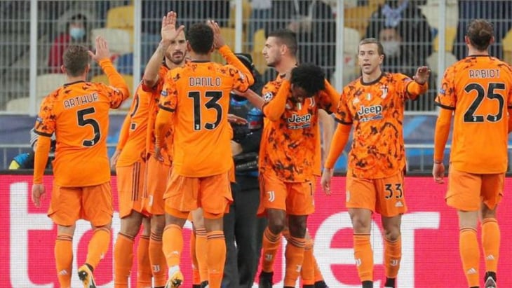 Juventus derrotó al Dynamo de Kiev