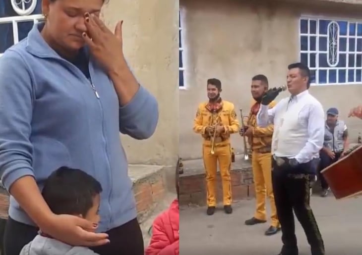 VIDEO: Niño conmueve a las redes intentando pagar con canicas a unos mariachis 